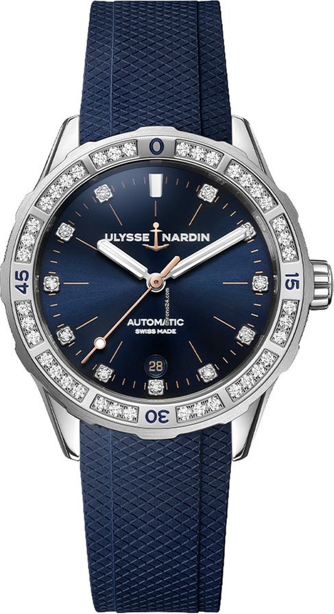 Ulysse Nardin Lady Diver Womens watch Automatic Steel 8163-182B-3 13