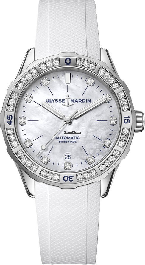 Ulysse Nardin Lady Diver Womens watch Automatic Steel 8163-182B-3 10