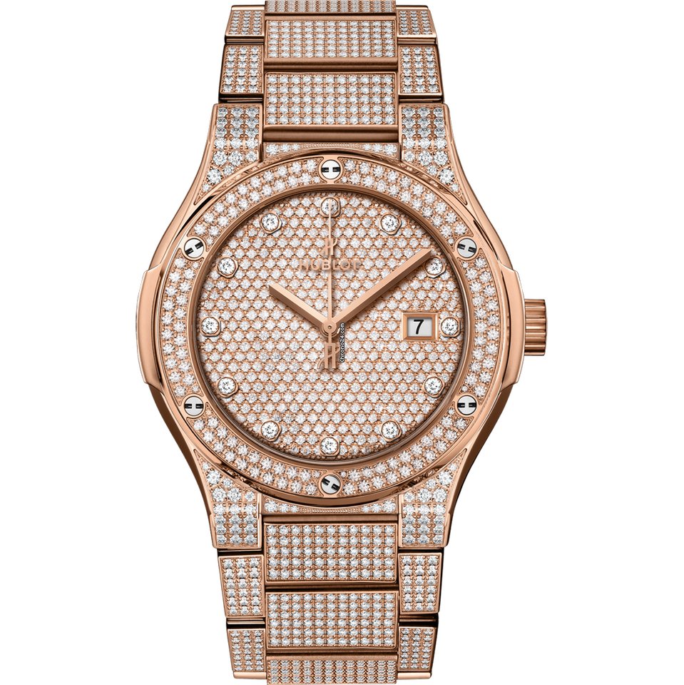 Hublot Classic Fusion 45, 42, 38, 33 mm Mens watch Unisex Automatic Rose gold 548.OX.9000.OX.3704