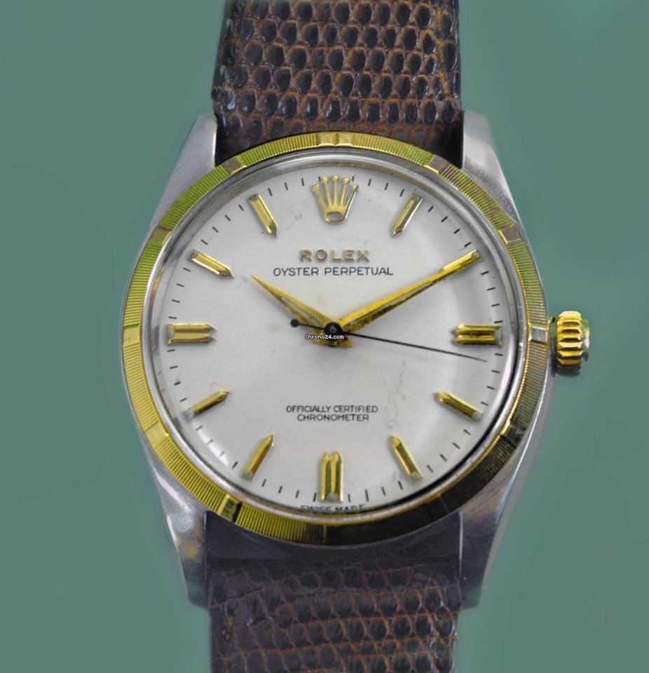 Rolex Oyster Perpetual 34 Mens watch Unisex Steel Automatic 6565