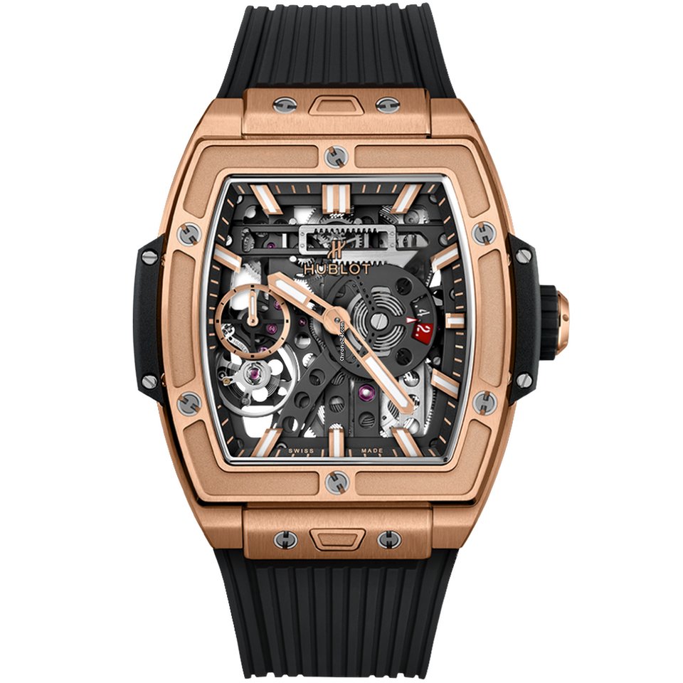 Hublot Mens watch Unisex Manual winding Rose gold 614.OX.1180.RX