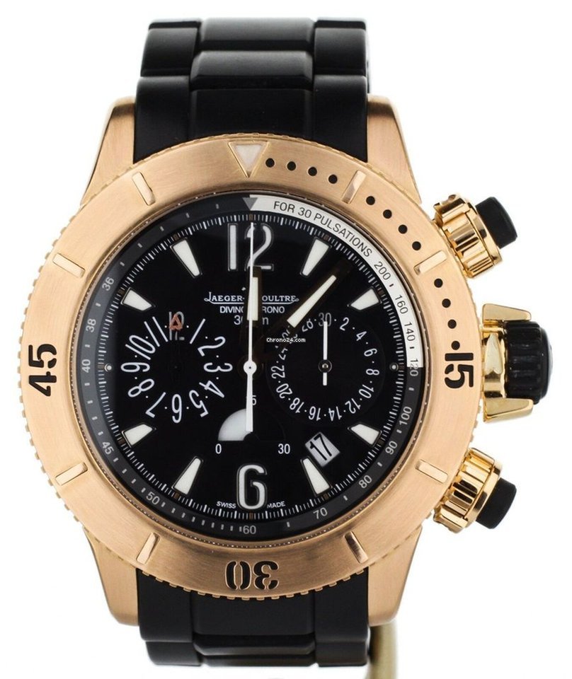 Jaeger-LeCoultre Master Compressor Diving Mens watch Unisex Automatic Rose gold 160.2.25