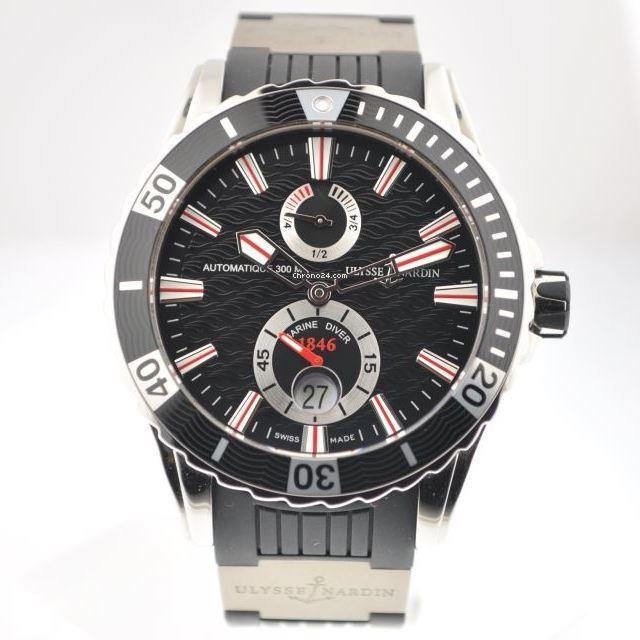 Ulysse Nardin Diver Chronometer Mens watch Unisex Automatic Steel 263-10-3R 92