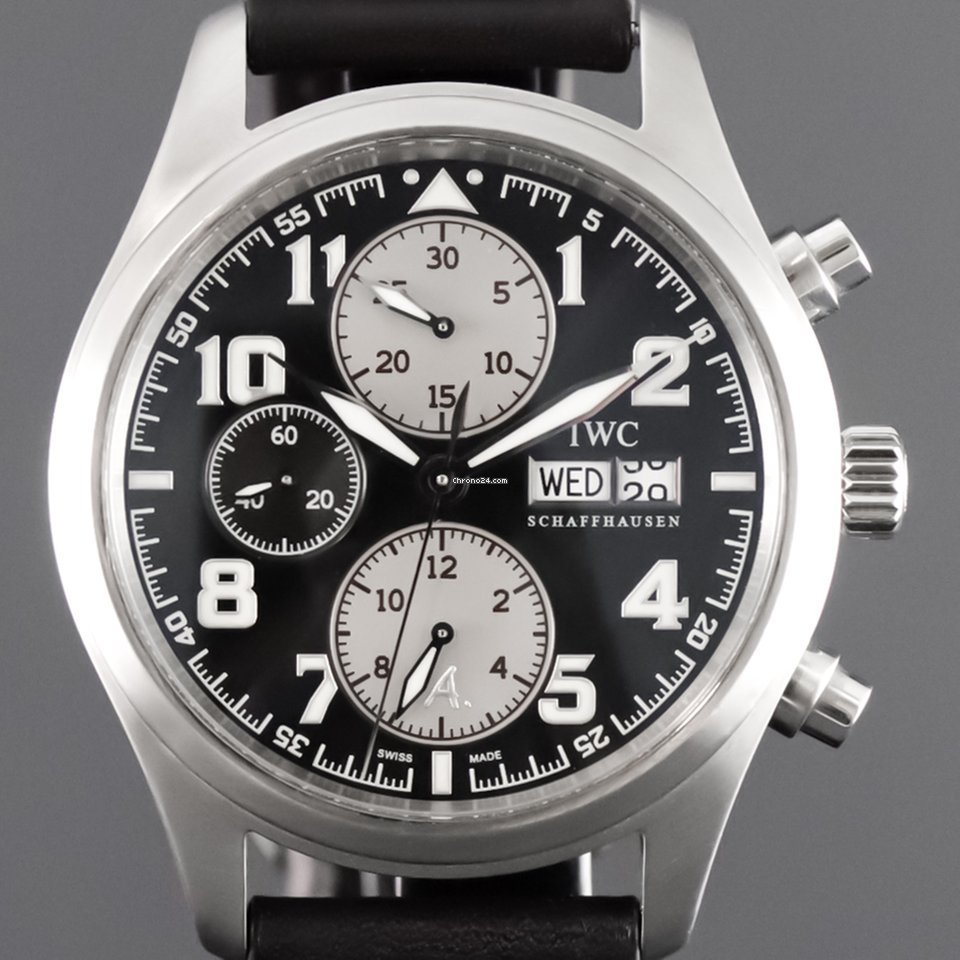 IWC Pilot Chronograph Mens watch Unisex Automatic Steel IW371709