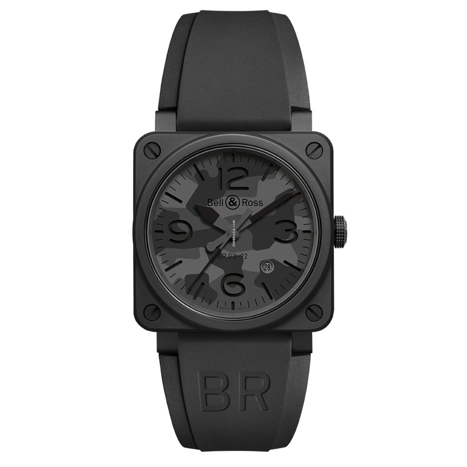 Bell & Ross BR 03-92 Ceramic Mens watch Unisex Automatic Ceramic BR0392CAMOCE SRB