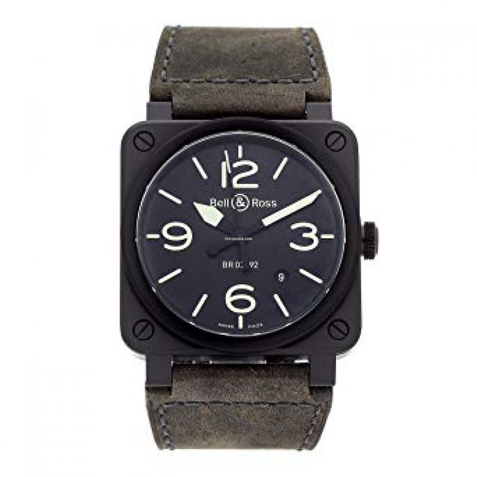 Bell & Ross BR 03-92 Ceramic Mens watch Unisex Automatic Ceramic BR0392BL3CE SCA