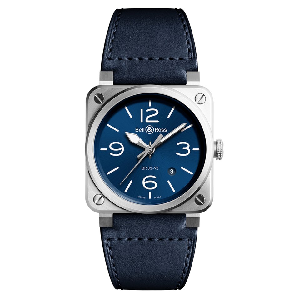 Bell & Ross BR 03-92 Steel Mens watch Unisex Automatic Steel BR0392BLUST SCA