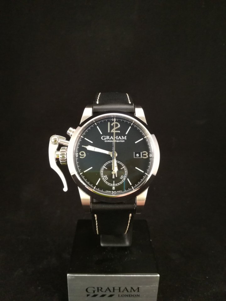 Graham Chronofighter 1695 Mens watch Unisex Automatic Steel 2CXAS