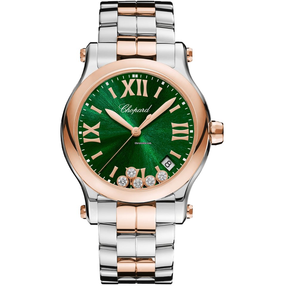 Chopard Happy Sport Womens watch Quartz Gold Steel 278582-6006