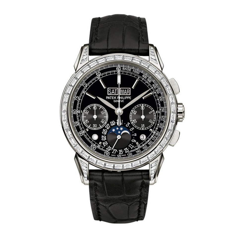 Patek Philippe Perpetual Calendar Chronograph Mens watch Unisex Manual winding Platinum 5271P-001