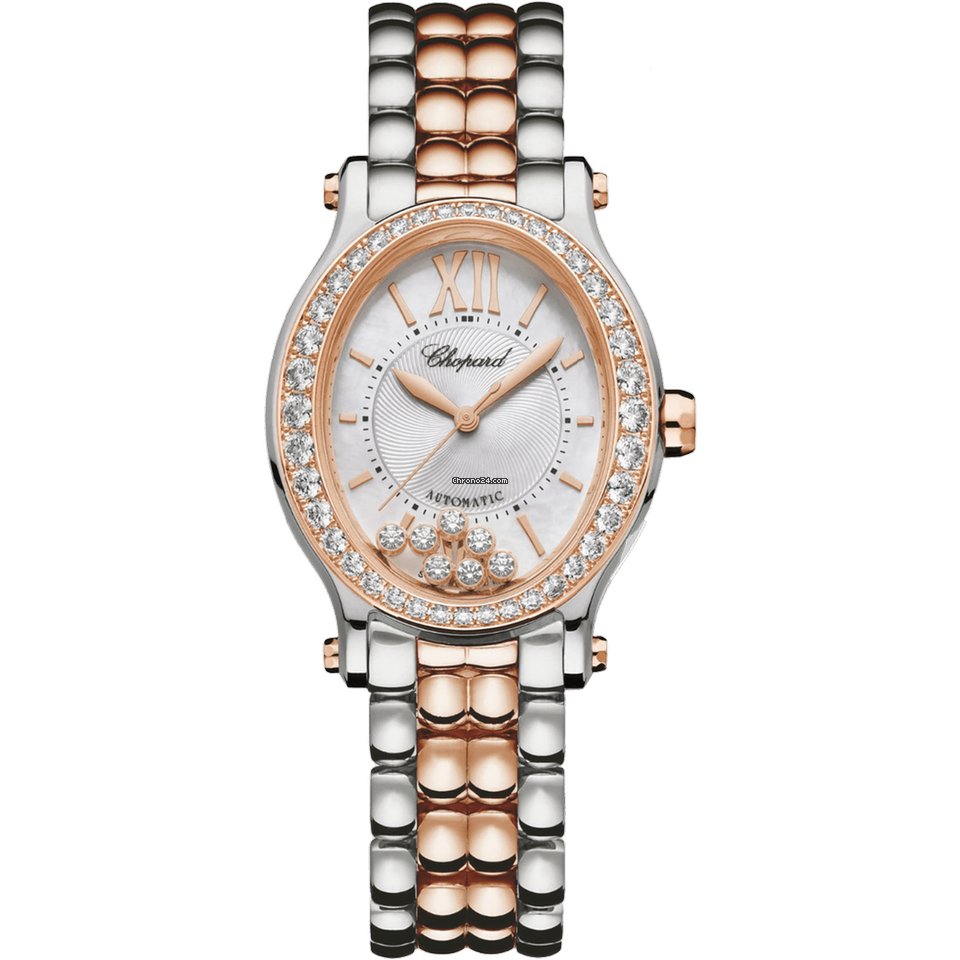 Chopard Happy Sport Womens watch Automatic Gold Steel 278602-6004