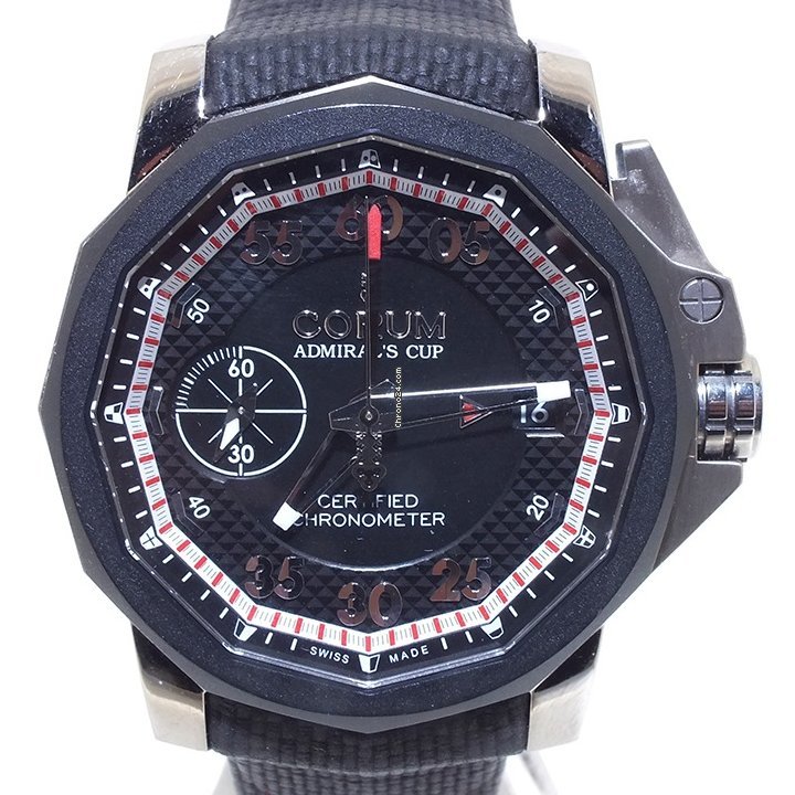 Corum Admirals Cup Seafender Centro Mens watch Unisex Automatic Titanium 961.101.04 F231 AN14