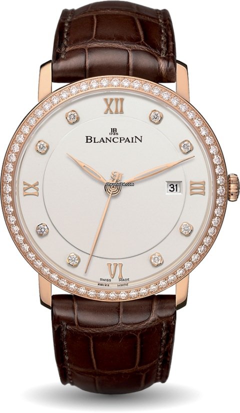 Blancpain Villeret Ultra-Slim Mens watch Unisex Automatic Rose gold 6651-2987-55B