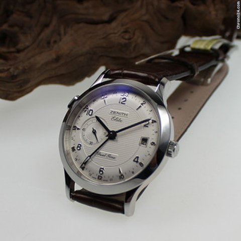 Zenith Elite Dual Time Mens watch Unisex Automatic Steel 03.1125 682
