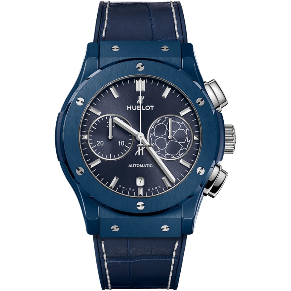 Hublot Classic Fusion Blue Mens watch Unisex Automatic Ceramic 521.EX.7170.LR.UCL18