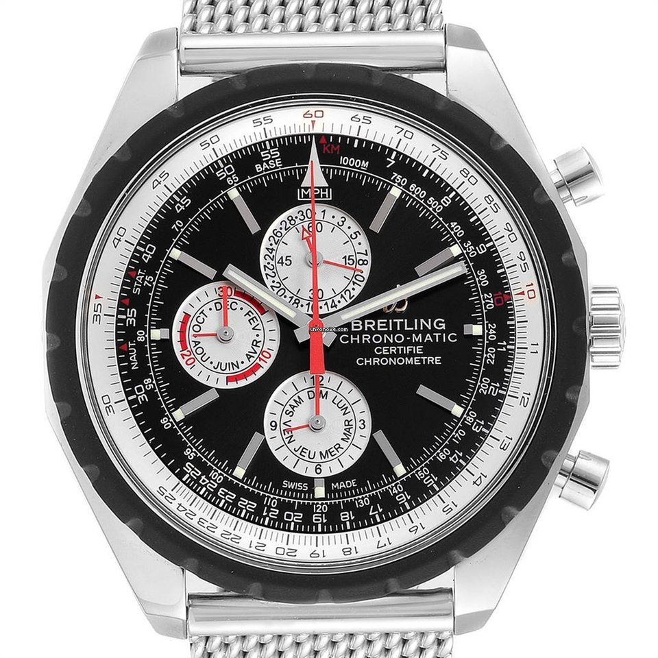 Breitling Chrono-Matic 1461 Mens watch Unisex Automatic Steel A19360