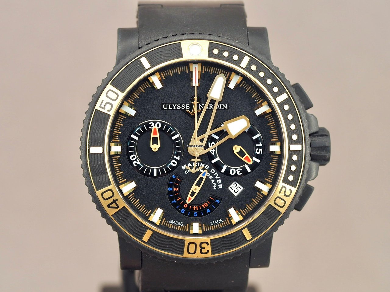 Ulysse Nardin Diver Black Sea Mens watch Unisex Automatic Steel 353-90-3C