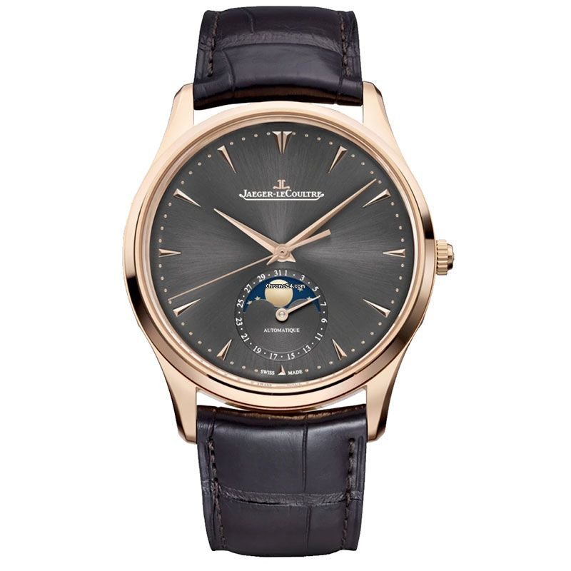 Jaeger-LeCoultre Master Ultra Thin Moon Mens watch Unisex Automatic Rose gold 136255J