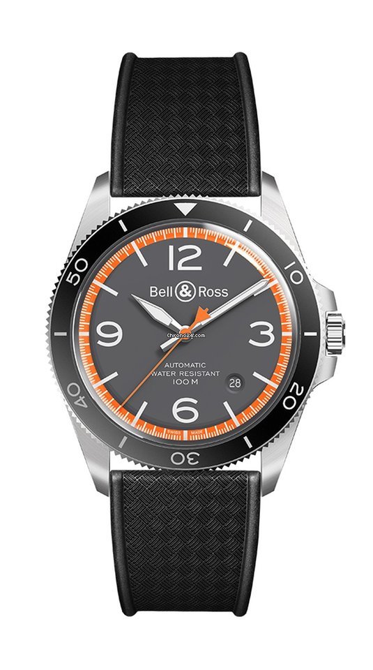 Bell & Ross BR V2 Mens watch Unisex Automatic Steel BRV292-ORA-ST SRB