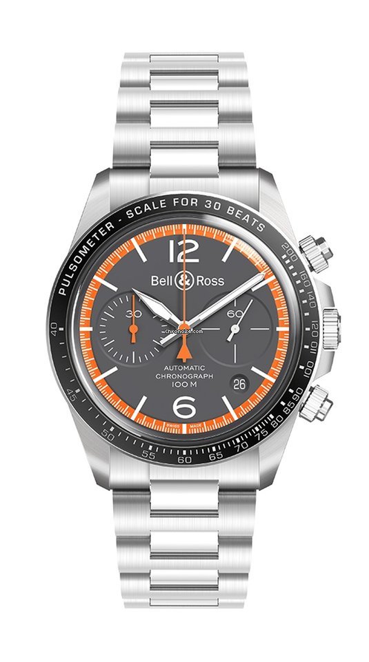 Bell & Ross BR V2 Mens watch Unisex Automatic Steel BRV294-ORA-ST SST