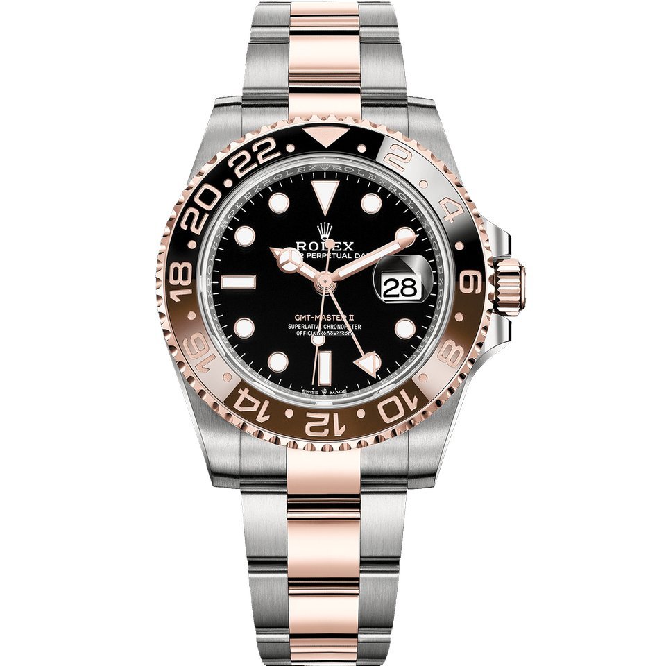 Rolex GMT-Master II Mens watch Unisex Gold Steel Automatic 126711CHNR-0002