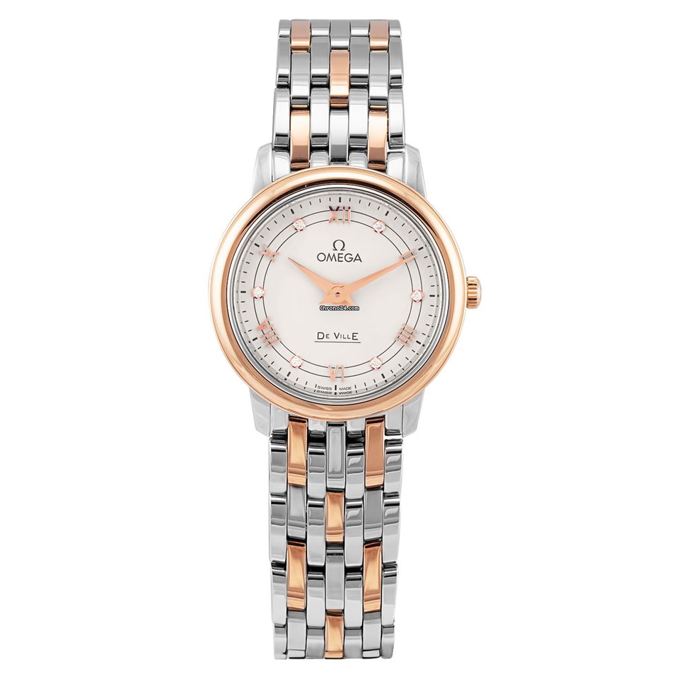 Omega De Ville Prestige Womens watch Quartz Gold Steel 424.20.27.60.52.003