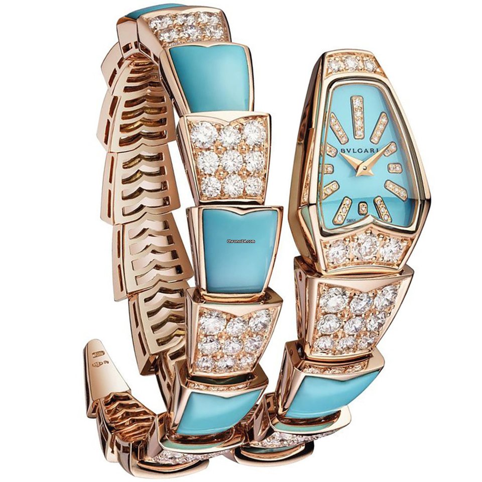 Bulgari Serpenti Womens watch Quartz Rose gold 102786 SPP26C3GD1GD1TU.1T