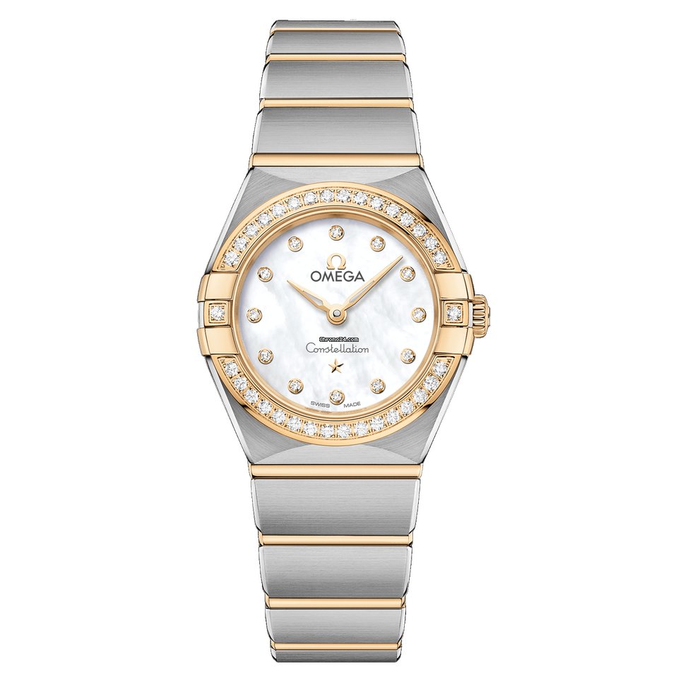 Omega Constellation Quartz Womens watch Quartz Gold Steel 131.25.25.60.55.002