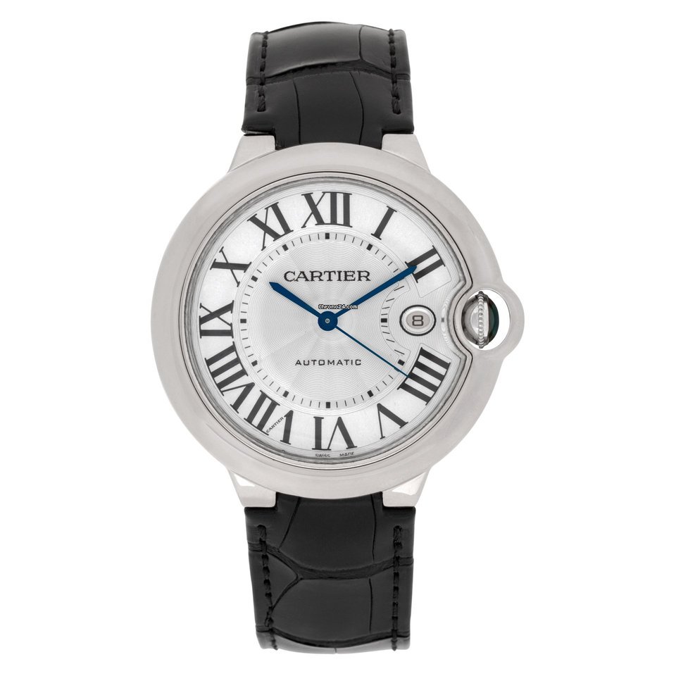 Cartier Ballon Bleu 42mm Mens watch Unisex Automatic White gold W6901351