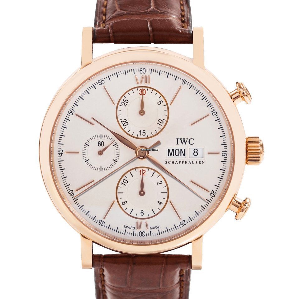IWC Portofino Chronograph Mens watch Unisex Automatic Red gold IW391020