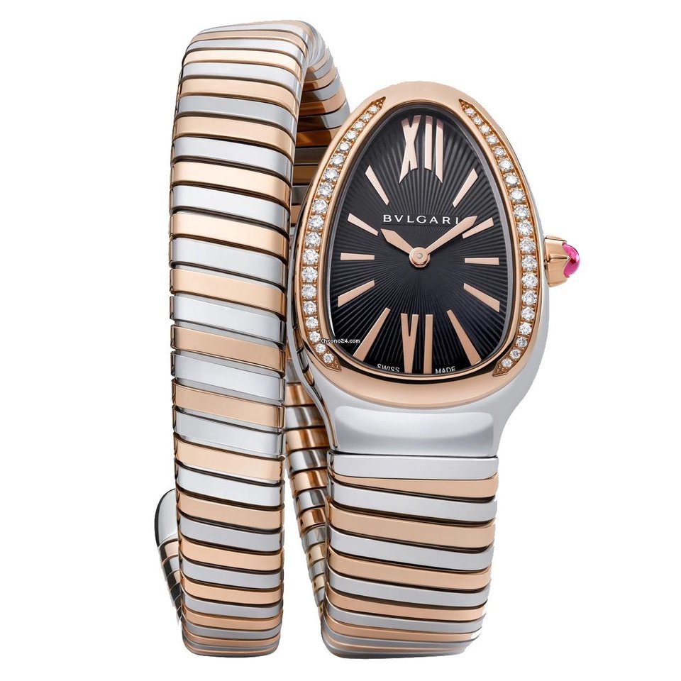 Bulgari Serpenti Womens watch Quartz Gold Steel 102098