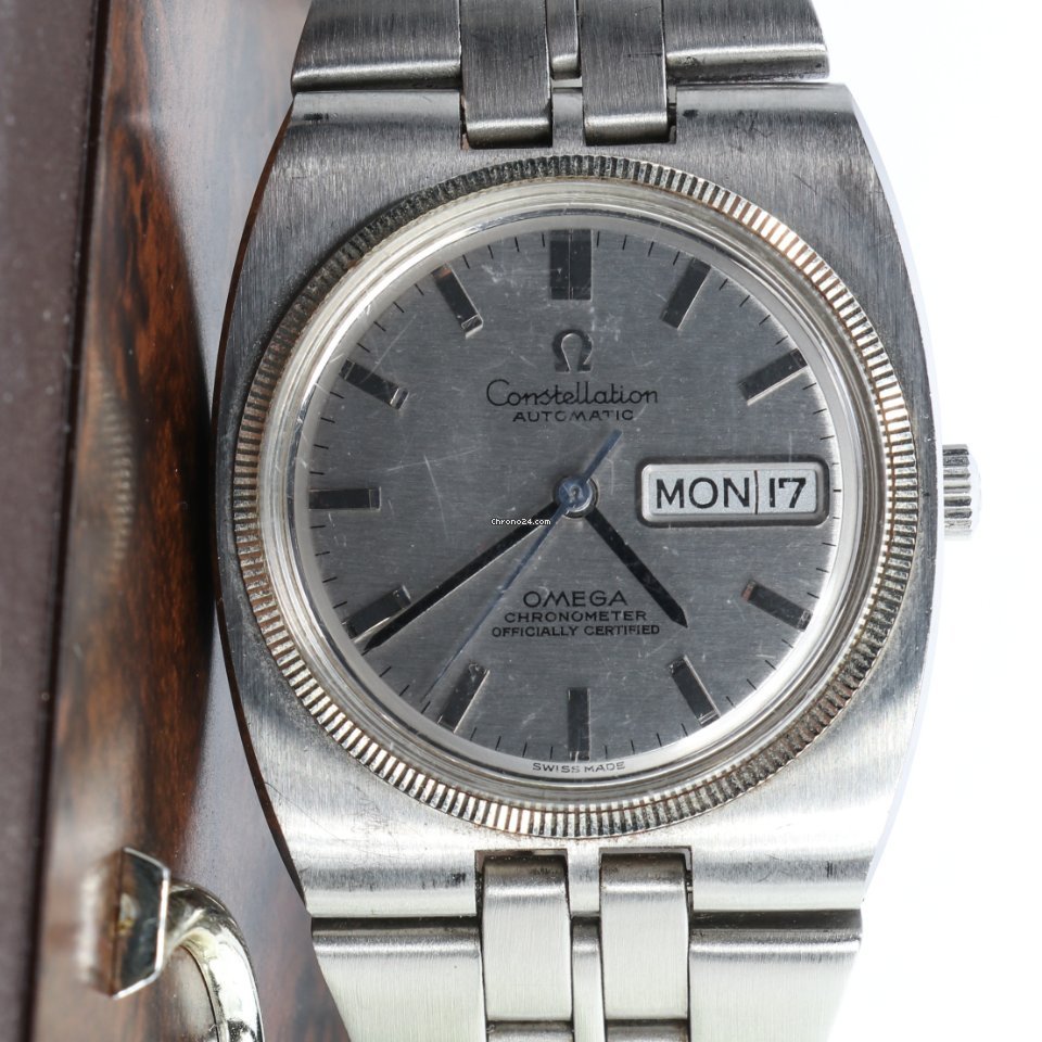 Omega Constellation Day-Date Mens watch Unisex Automatic Steel 168.045-368.845