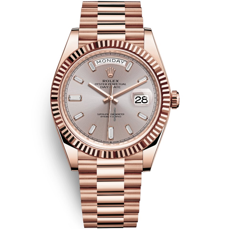 Rolex Day-Date 40 Mens watch Unisex Rose gold Automatic 228235-0004