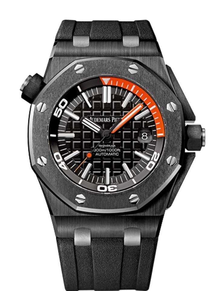 Audemars Piguet Royal Oak Offshore Diver Mens watch Unisex Automatic Ceramic 15707CE.OO.A002CA.01