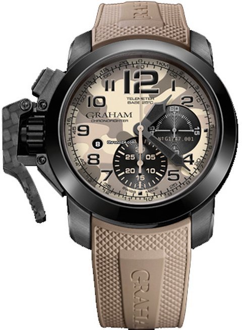 Graham Chronofighter Oversize Mens watch Unisex Automatic Steel 2CCAU.E03A