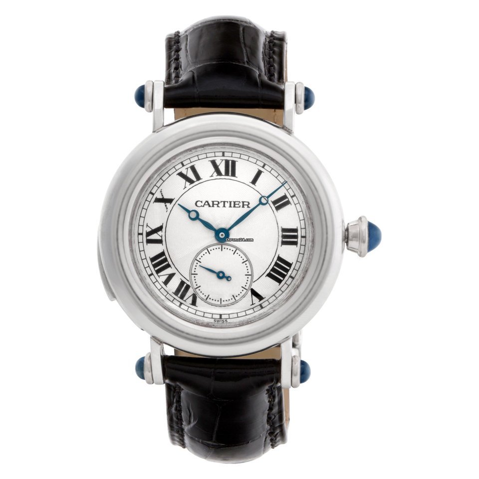 Cartier Diabolo Mens watch Unisex Manual winding Platinum 1462