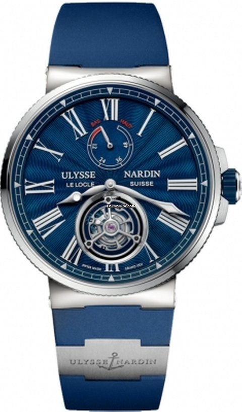 Ulysse Nardin Marine Tourbillon Mens watch Unisex Automatic Steel 1283-181-3 E3