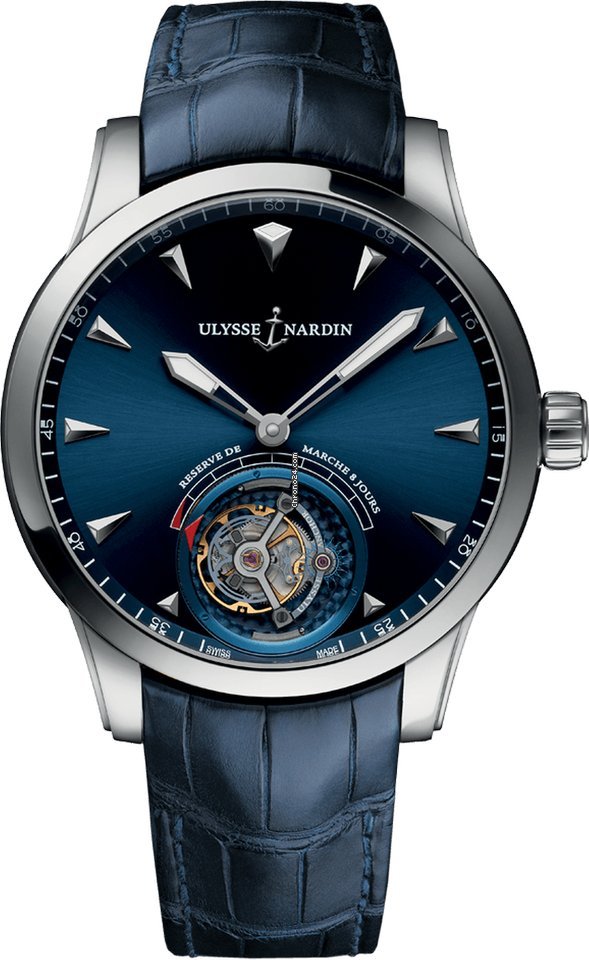 Ulysse Nardin Mens watch Unisex Manual winding White gold 1780-133 93