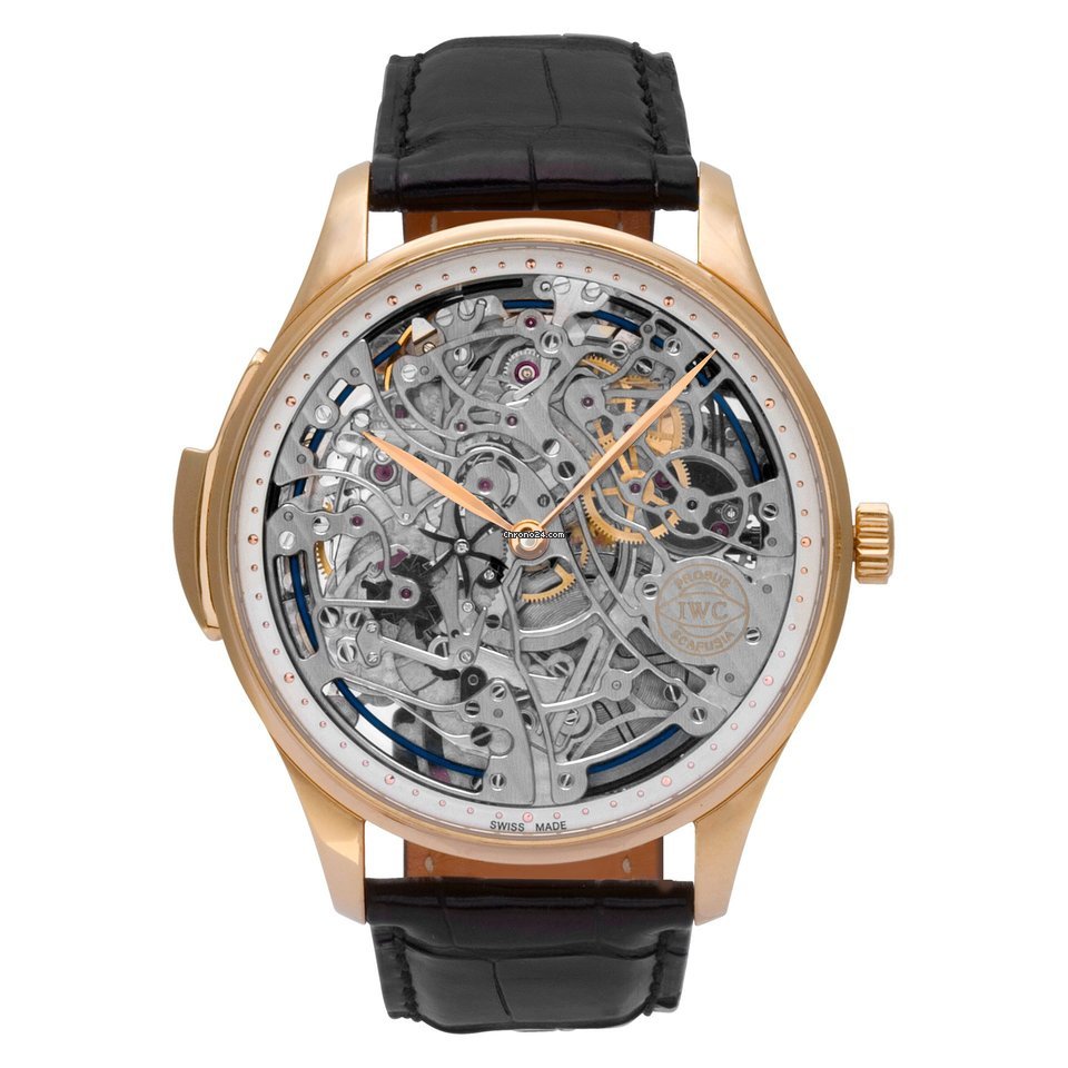 IWC Portuguese Minute Repeater Mens watch Unisex Manual winding Rose gold IW524101