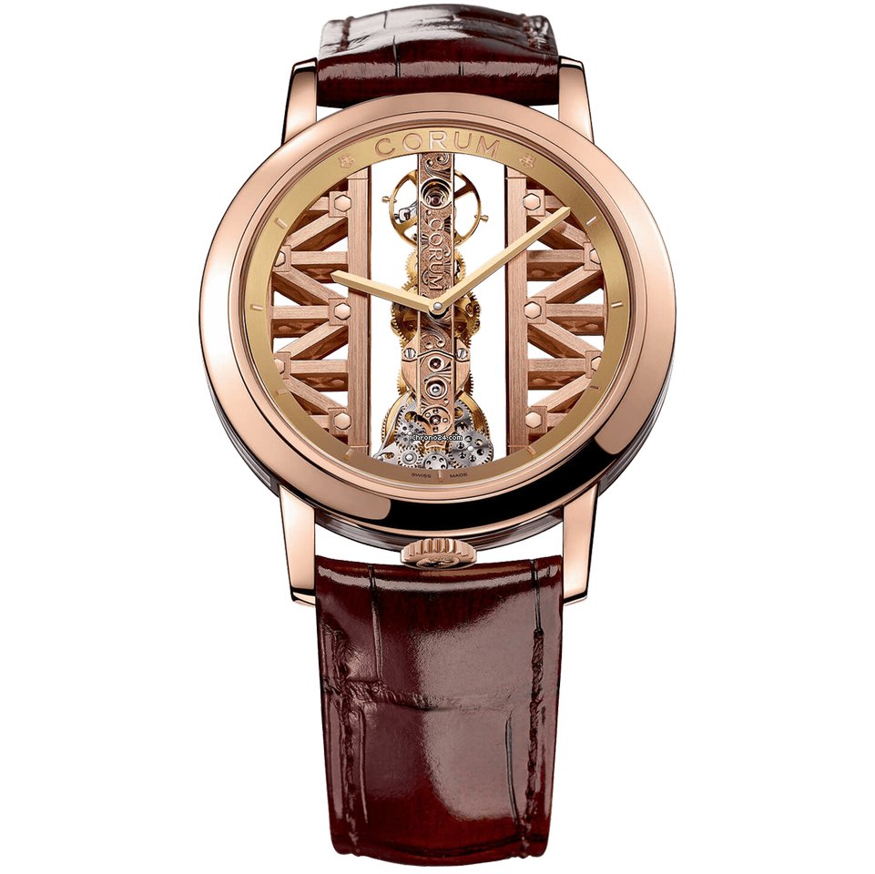 Corum Golden Bridge Mens watch Unisex Manual winding Rose gold B113 03010 C 113.900.55 0F02 GG55R