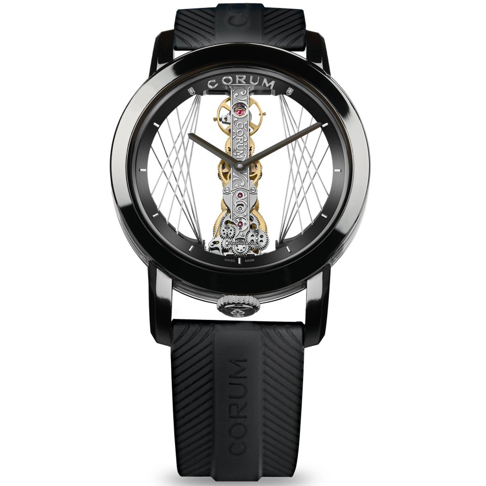 Corum Golden Bridge Mens watch Unisex Manual winding Titanium B113 03952 - 113.955.95 F371 CA59G