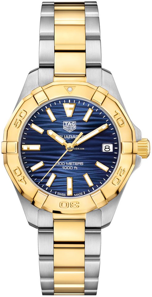 TAG Heuer Aquaracer Lady Womens watch Quartz Gold Steel wbd1325.bb0320