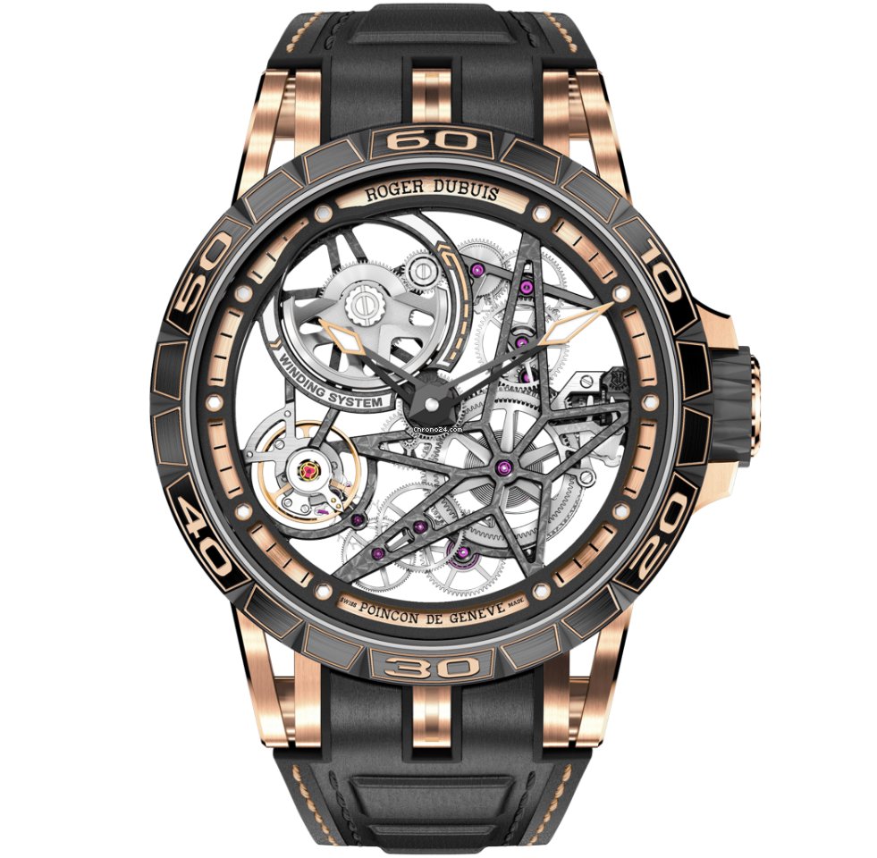 Roger Dubuis Excalibur Mens watch Unisex Automatic Rose gold RDDBEX0647