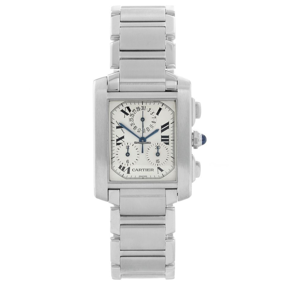 Cartier Tank Francaise Mens watch Unisex Quartz Steel W51001Q3 2303