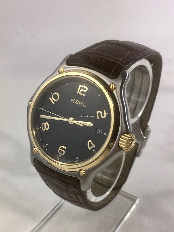 Ebel 1911 Mens watch Unisex Quartz Gold Steel 1187241