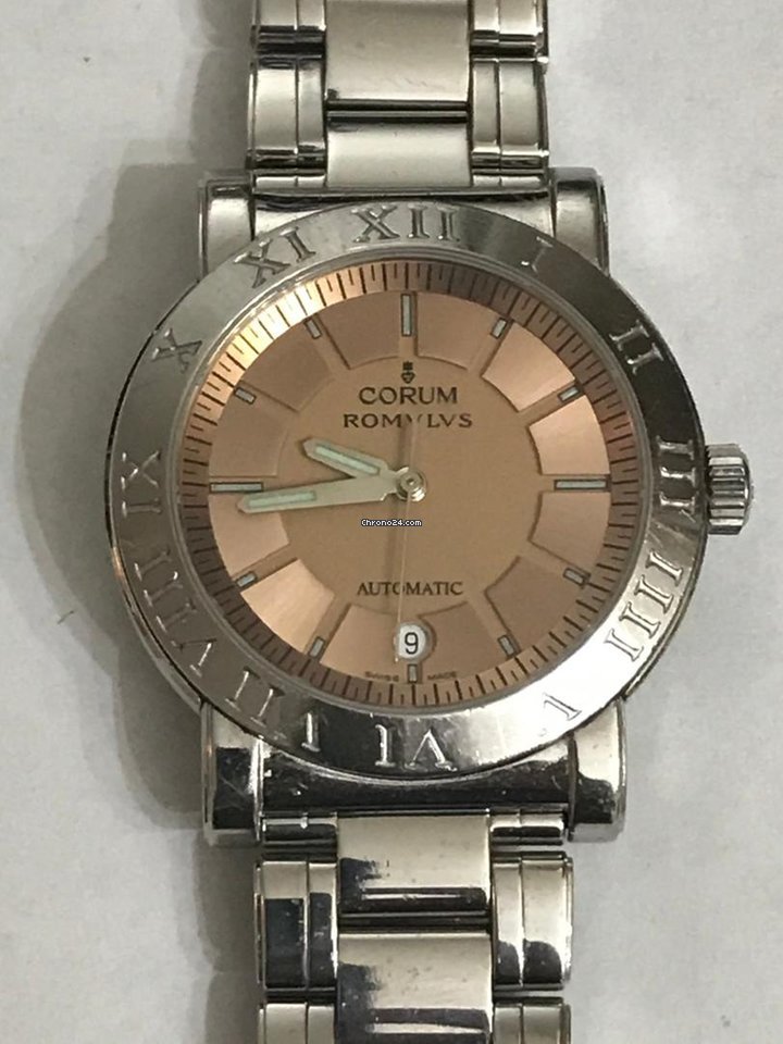 Corum Romvlvs Mens watch Unisex Manual winding Steel 82.701.20