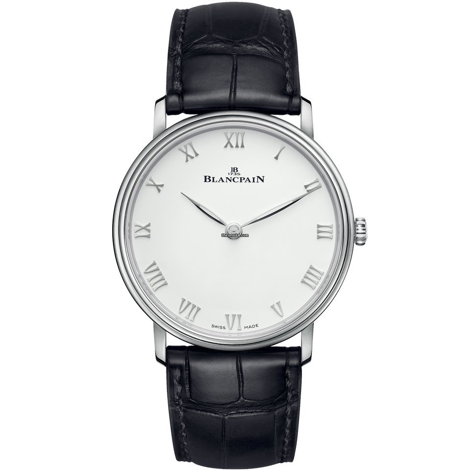 Blancpain Villeret Ultra-Slim Mens watch Unisex Manual winding Steel 6605-1127-55B