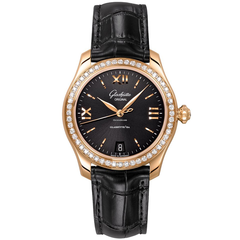 Glashtte Original Lady Serenade Womens watch Automatic Rose gold 1-39-22-18-11-04