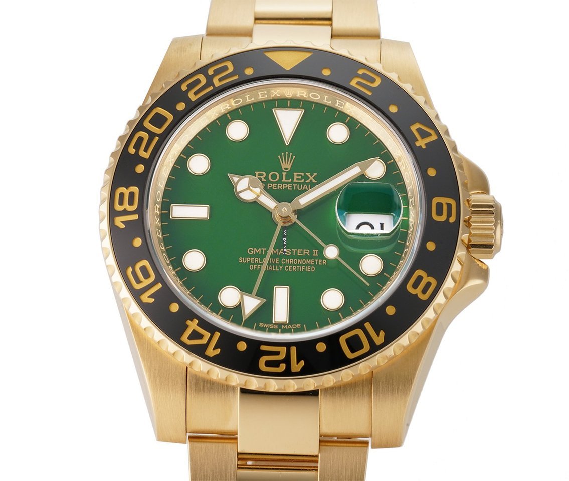 Rolex GMT-Master II Yellow gold Automatic 116718 LN