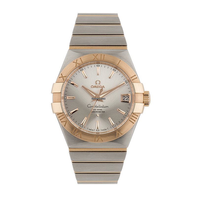 Omega Constellation Men Mens watch Unisex Automatic Gold Steel 123.20.38.21.02.001